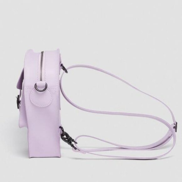 Rare NWT Dr. Marten's Convertible Leather Heart Backpack in Lilac Kiev - Picture 3 of 12